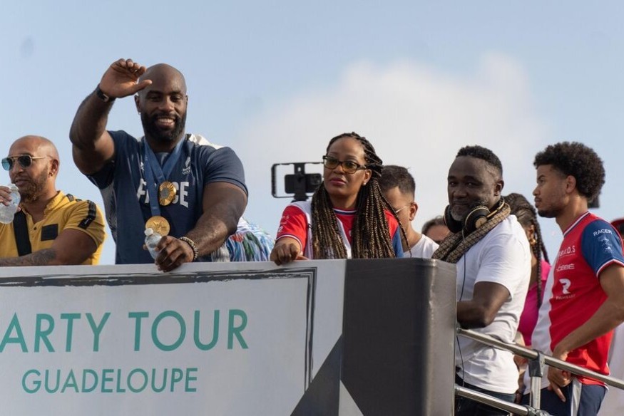 JO Paris 2024 : l’accueil triomphal de Teddy Riner en Guadeloupe